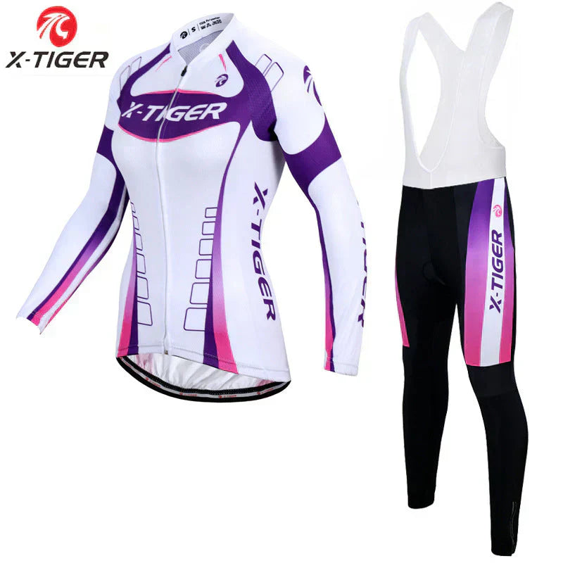 X-Tiger | Damen-Radoutfit mit langen Ärmeln