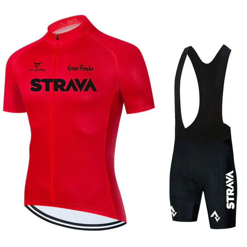 Strava | Professionelles Radsportbekleidungsset