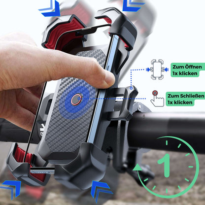 360° SmartBike Telefonhalterung | Kompatibel mit allen Smartphones