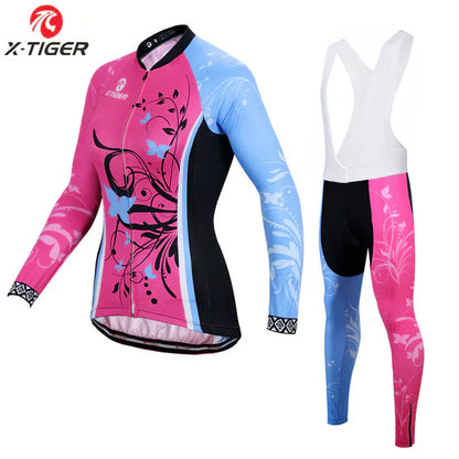 X-Tiger | Damen-Radoutfit mit langen Ärmeln
