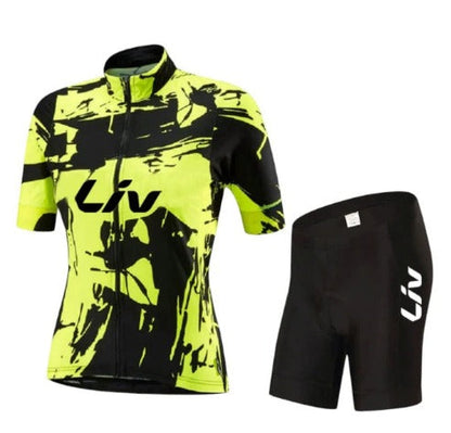 BORA Fahrrad-Outfit | Kurzarm-Radtrikot + Trägerhose