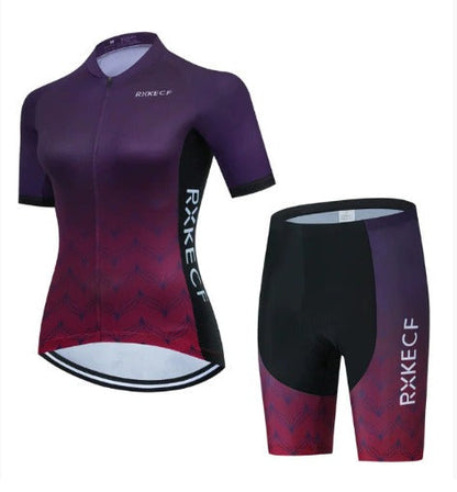 BORA Damen-Radsport-Set: atmungsaktives Jersey und Träger-Radhose