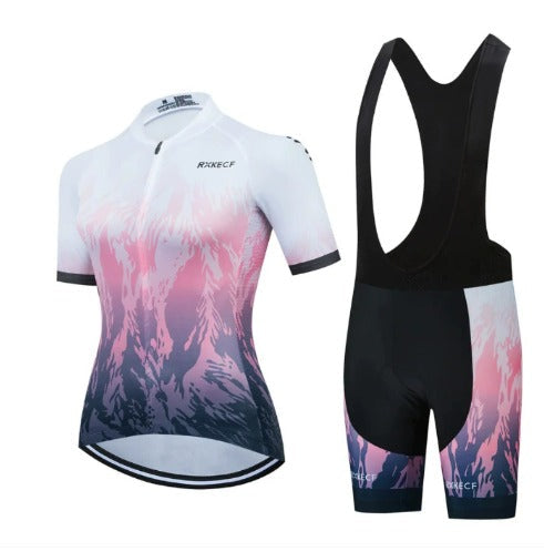 BORA-Set mit atmungsaktivem Radtrikot und Bibshorts