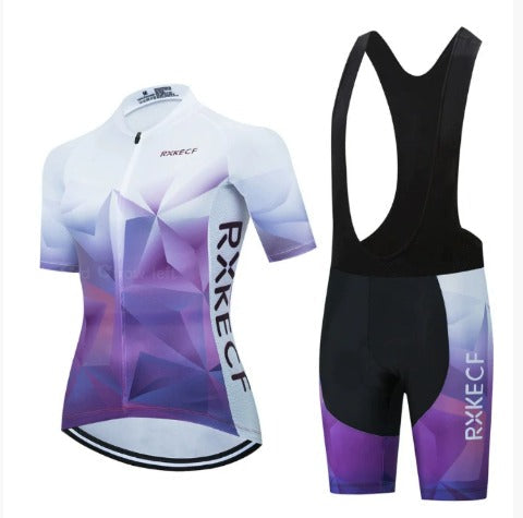BORA-Set mit atmungsaktivem Radtrikot und Bibshorts