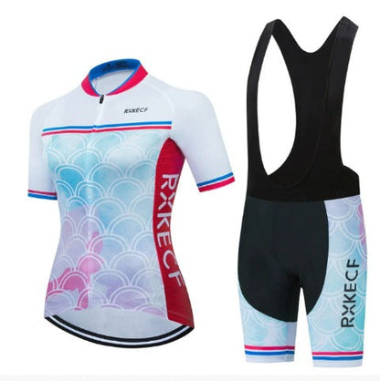BORA-Set mit atmungsaktivem Radtrikot und Bibshorts