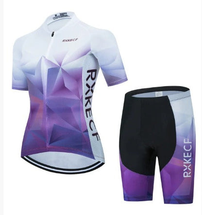 BORA Damen-Radsport-Set: atmungsaktives Jersey und Träger-Radhose