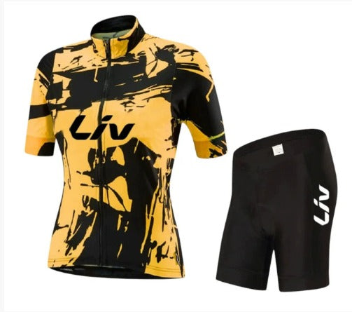 BORA Fahrrad-Outfit | Kurzarm-Radtrikot + Trägerhose
