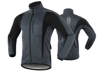 Wasserdichte und warme Fahrradjacke