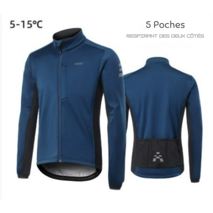Winterradjacke | winddicht, warm und mit Fleece-Futter