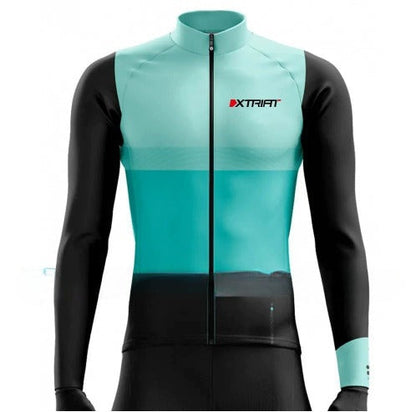 XTRIAT Herren-Winter-Fahrradtrikot | Mit Fleece-Futter, warm und kältebeständig