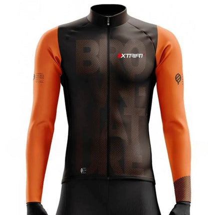 XTRIAT Herren-Winter-Fahrradtrikot | Mit Fleece-Futter, warm und kältebeständig