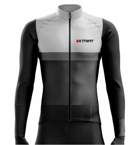 XTRIAT Herren-Winter-Fahrradtrikot | Mit Fleece-Futter, warm und kältebeständig