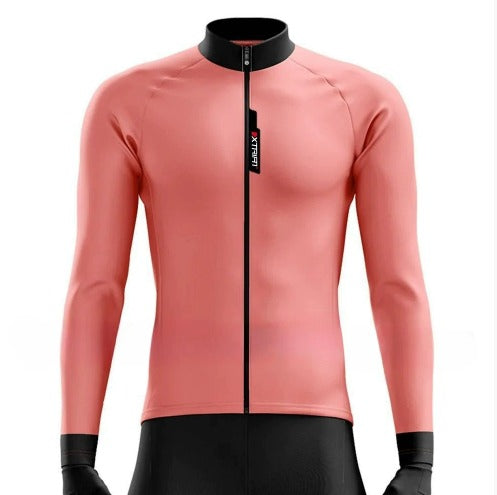 XTRIAT Herren-Winter-Fahrradtrikot | Mit Fleece-Futter, warm und kältebeständig
