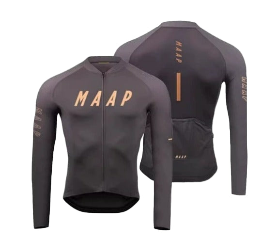 MAAP Langarm-Fahrradtrikot | Weicher Tragekomfort und Schnelltrocknung