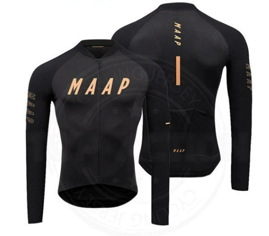 MAAP Langarm-Fahrradtrikot | Weicher Tragekomfort und Schnelltrocknung