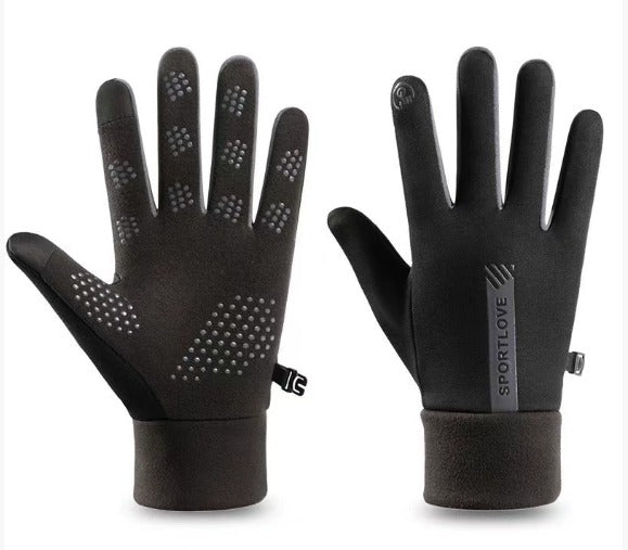 Fahrradhandschuhe für Herbst und Winter | Wasserdicht, winddicht und touchscreen-kompatibel