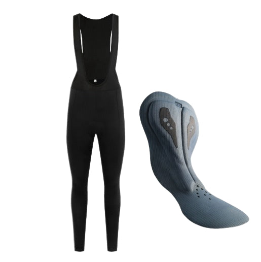 Double Arrow | lange Thermo-Unterhose mit Hosenträgern für Herren