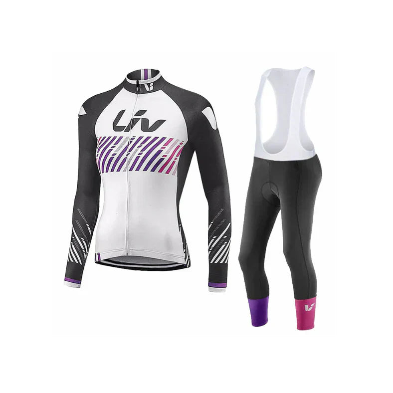 LIV V2 | PRO Winter-Radbekleidung-Set für Damen mit Bib-Shorts