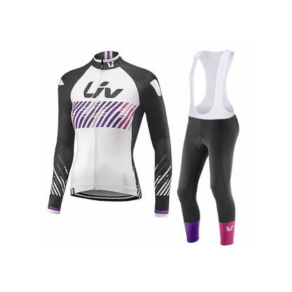 LIV V2 | PRO Winter-Radbekleidung-Set für Damen mit Bib-Shorts