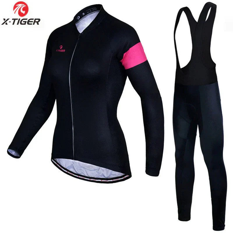X-Tiger | Damen-Radoutfit mit langen Ärmeln