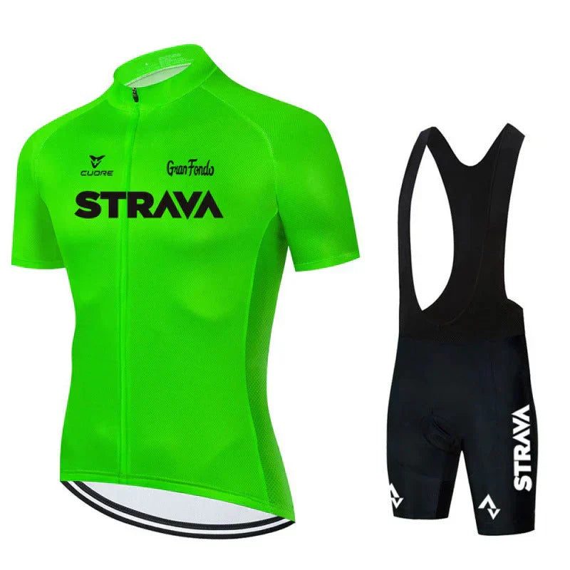 Strava | Professionelles Radsportbekleidungsset