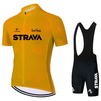 Strava | Professionelles Radsportbekleidungsset