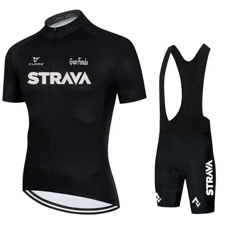 Strava | Professionelles Radsportbekleidungsset