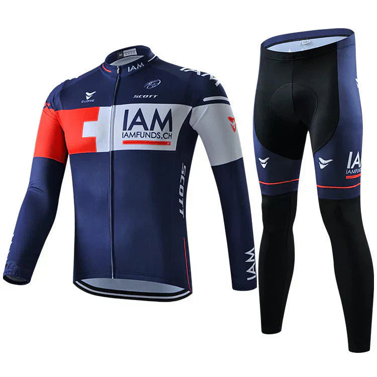Professionelles Langarm-Fahrradtrikot