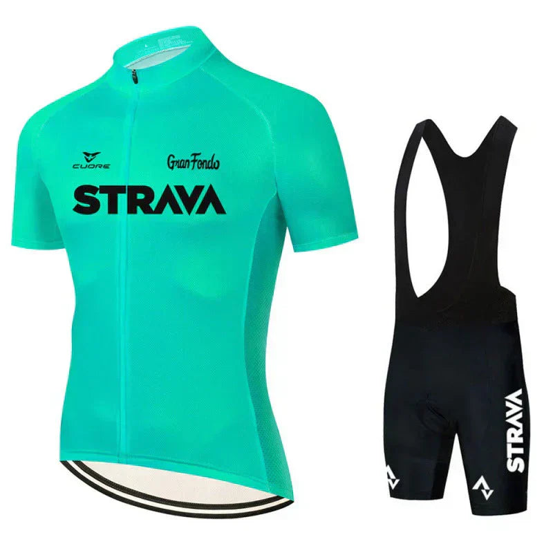 Strava | Professionelles Radsportbekleidungsset