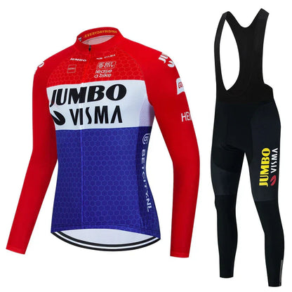 Jumbo-Visma | Professionelles Langarm-Radsport-Outfit