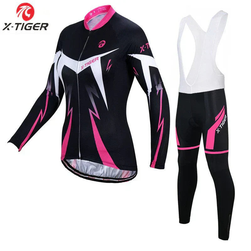 X-Tiger | Damen-Radoutfit mit langen Ärmeln