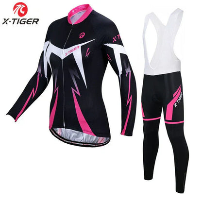X-Tiger | Damen-Radoutfit mit langen Ärmeln
