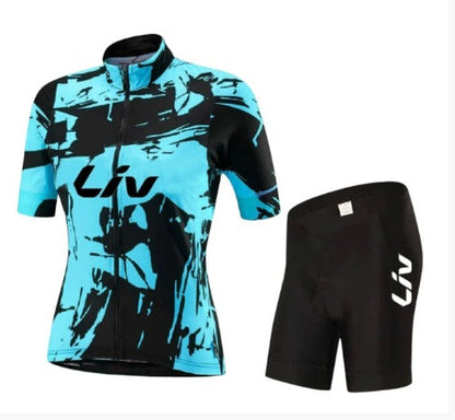 BORA Fahrrad-Outfit | Kurzarm-Radtrikot + Trägerhose